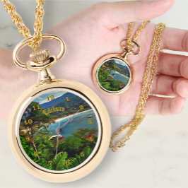 A Yelapa View 0828 Necklace Watch Armbanduhr