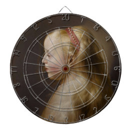 A Young Blonde Girl (von Jan Lievens) Dartscheibe