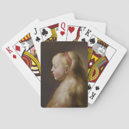 A Young Blonde Girl (von Jan Lievens) Spielkarten