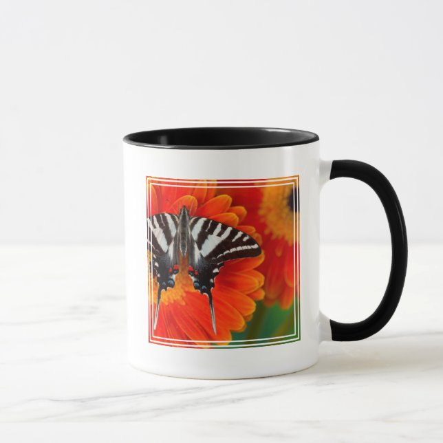 A Zebra Frack Butterfly Tasse (Rechts)
