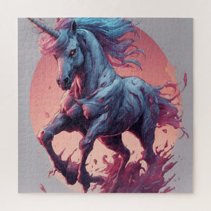 A Zombie Unicorn Poster