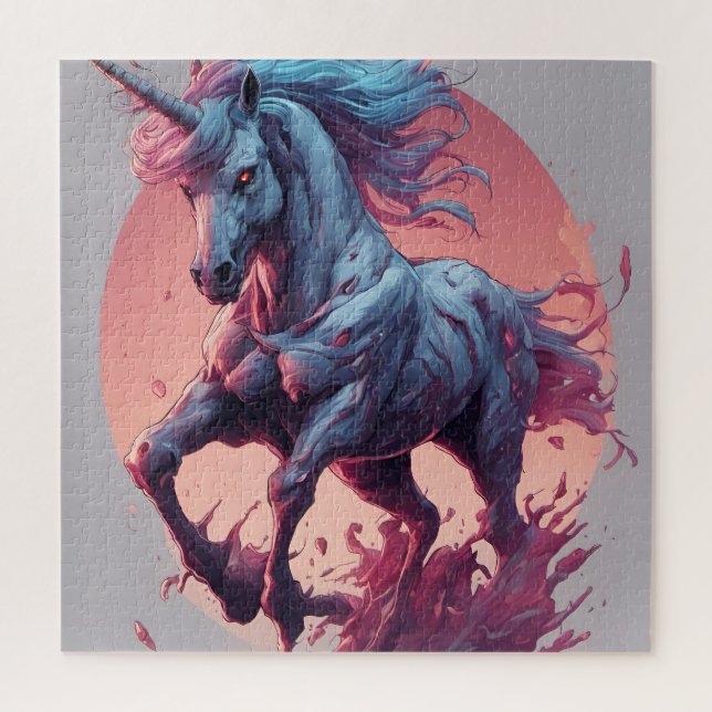 A Zombie Unicorn Poster (Vertikal)