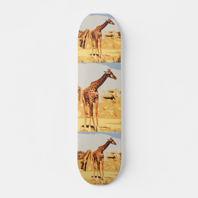 AA- Awesome Giraffe Skateboard (Devant)
