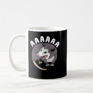 AAAAAA Screening Opossum Stressed Possum Funny Dan Kaffeetasse