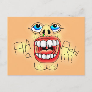 AAAAAAAAHHH! Schreie Postkarte