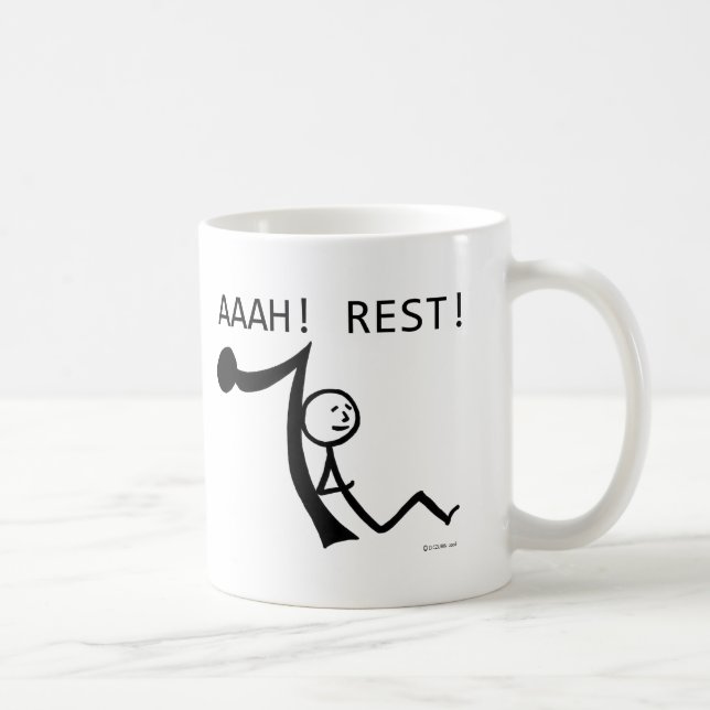 Aaah Erholung! Kaffeetasse (Rechts)