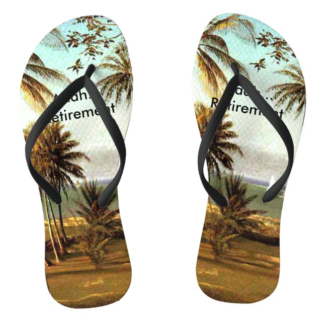 Aaah... Pension, Florida Szene Flip Flops (Fußbett)