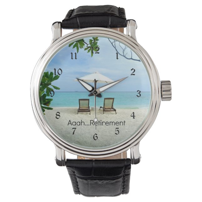 Aaah... Ruhestand Armbanduhr (Vorderseite)