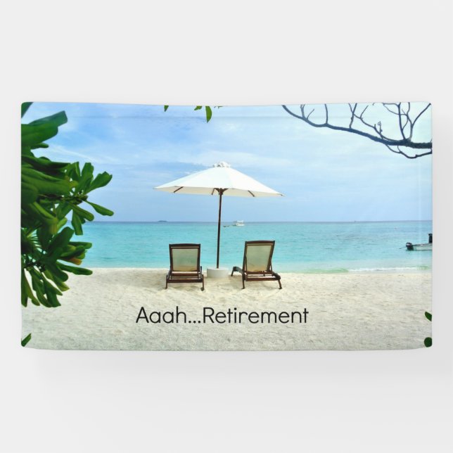 Aaah... Ruhestand, populäres Design, Banner (Horizontal)