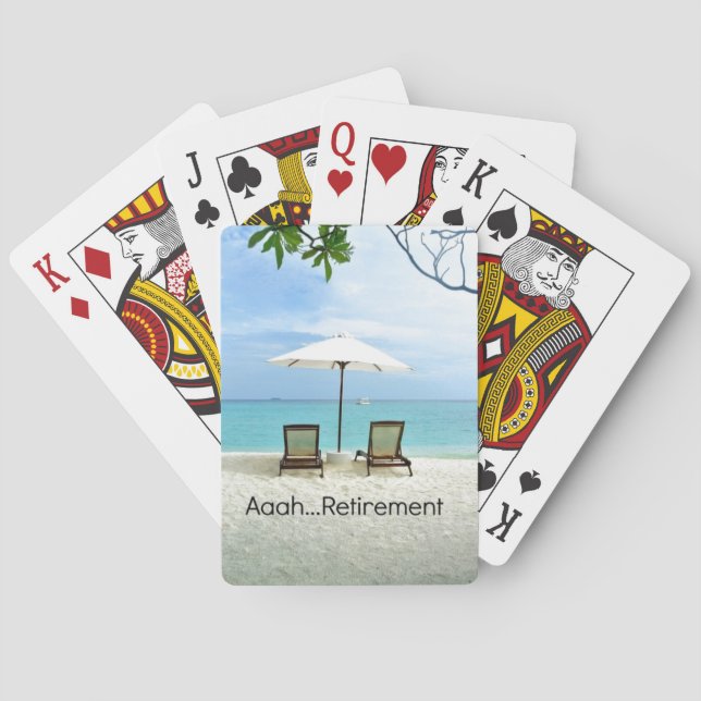 Aaah... Ruhestand Spielkarten (Rückseite)