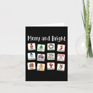 AAC SLP Christma, Therapeutin für gute und helle S Karte