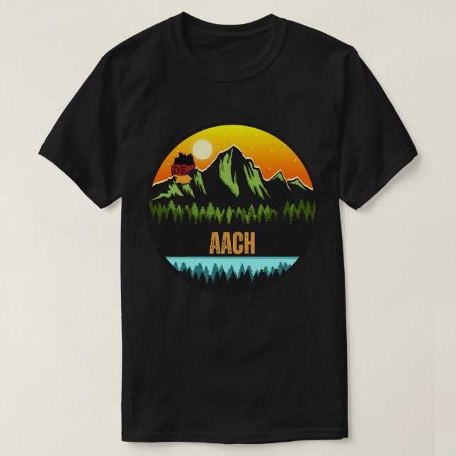 Aach, Deutschland T-Shirt (Design vorne)