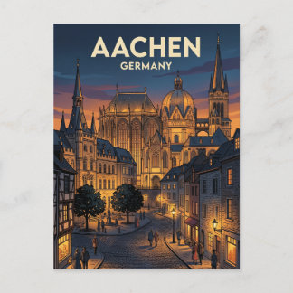 Aachen Deutschland Postkarte