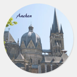 Aachen Runder Aufkleber