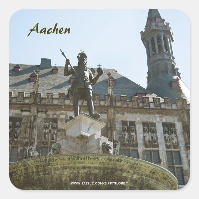 Aachener Aufkleber (Vorderseite)