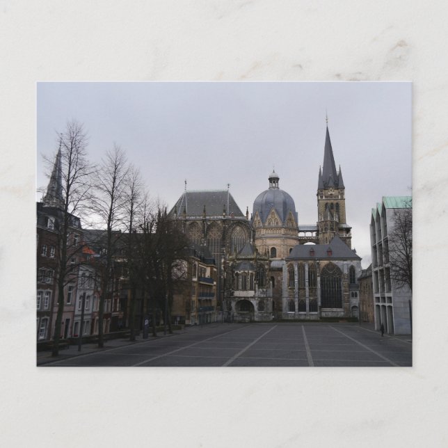 Aachener Dom, Deutschland Postkarte (Vorderseite)