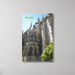 Aachener eingewickelter Canvas Leinwanddruck