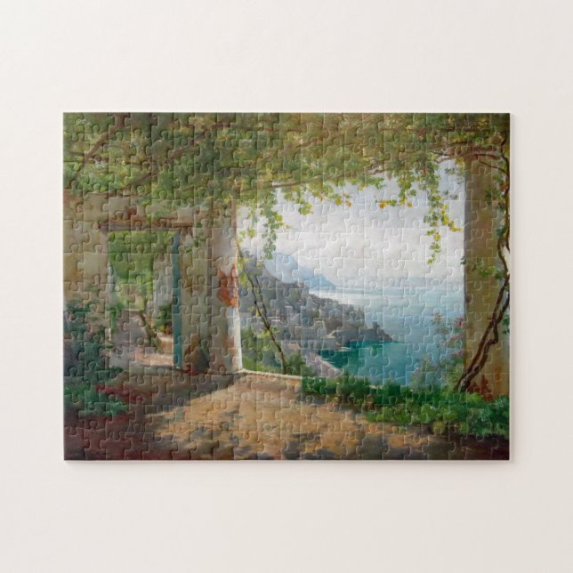 Aagaard Loggia Amalfi Italien Malerei (Horizontal)
