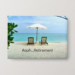 Aah Ruhestand...Entspannung am Strand, Button
