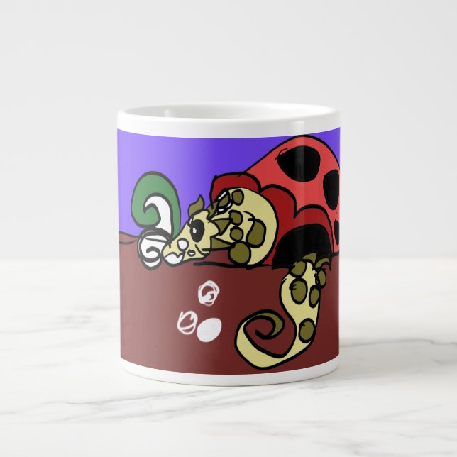 Aal-Kunst Jumbo-Tasse (Vorderseite)