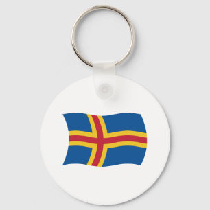 Aaland-Flag-Schlüsselanhänger Schlüsselanhänger