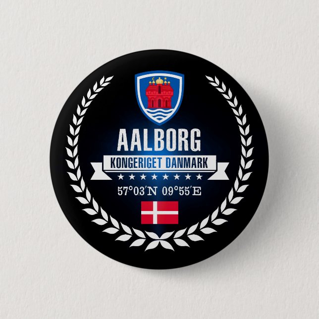 Aalborg Button (Vorderseite)