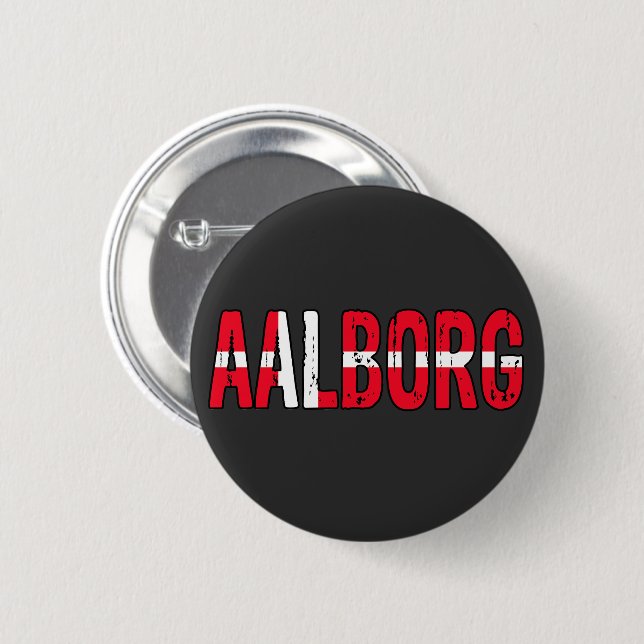 Aalborg, Dänemark Button (Vorne & Hinten)