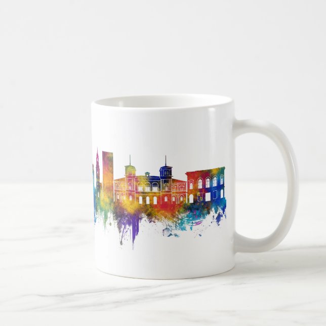 Aalborg Dänemark Skyline Kaffeetasse (Rechts)