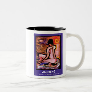 "Aalend im Sun" durch Zermeno Zweifarbige Tasse