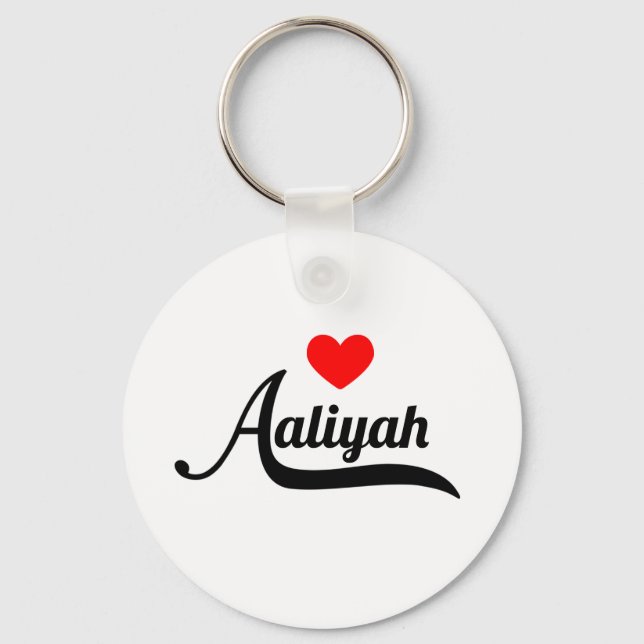 Aaliyah Schlüsselanhänger (Vorderseite)