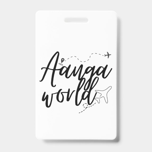 AANGAWORLD AUSWEIS (Vorderseite)