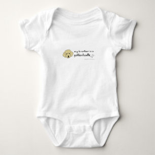 aaoct6g mein Bruder ist ein goldendoodle - mehr Ra Baby Strampler