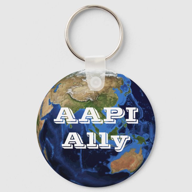 AAPI Ally Schlüsselanhänger (Vorderseite)