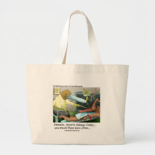 Aardvark-Zahnheilkunde Lustige Geschenke & Sammler Jumbo Stoffbeutel