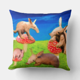 Aardvarks beim Spielen Kissen