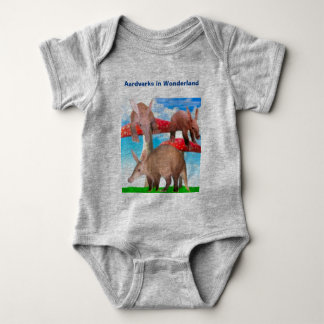 Aardvarks im Wunderland Baby Strampler