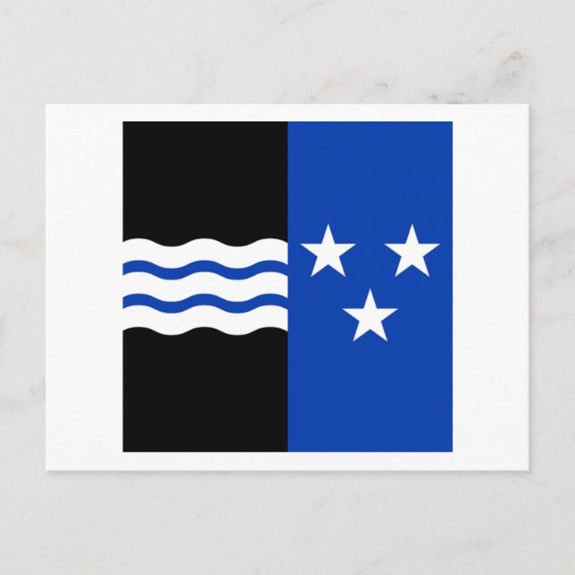 Aargau-Flagge Postkarte (Vorderseite)