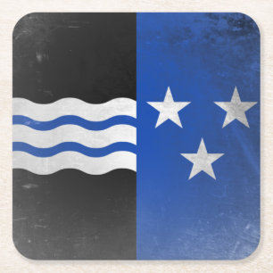 Aargau Rechteckiger Pappuntersetzer