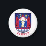 Aarhus coat of arms - DENMARK Magnet<br><div class="desc">Coat of arms of Aarhus Municipality,  in Denmark.</div>
