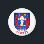 Aarhus coat of arms - DENMARK Magnet<br><div class="desc">Coat of arms of Aarhus Municipality,  in Denmark.</div>