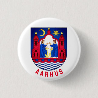 Aarhus-Wappen - DÄNEMARK Button
