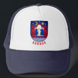 Aarhus-Wappen - DÄNEMARK Truckerkappe<br><div class="desc">Wappen der Gemeinde Aarhus,  in Dänemark.</div>