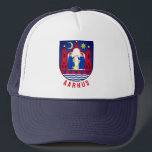 Aarhus-Wappen - DÄNEMARK Truckerkappe<br><div class="desc">Wappen der Gemeinde Aarhus,  in Dänemark.</div>