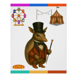 Aaron, aardvark ringmaster poster