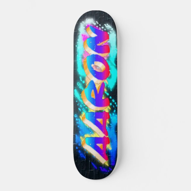 AARON Customized Graffiti Skateboard (Vorderseite)