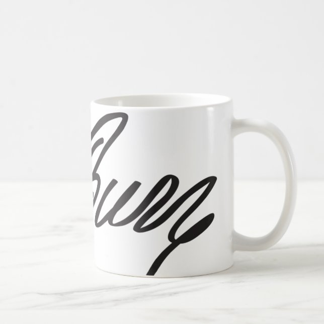 Aaron-Grat-Unterzeichnungs-Tasse Kaffeetasse (Rechts)