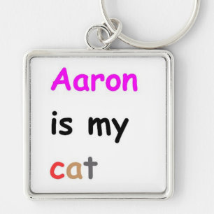 Aaron ist meine Katze Schlüsselanhänger