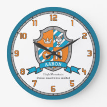 Aaron Jungs Name bedeutet Ritter Wolf Orange