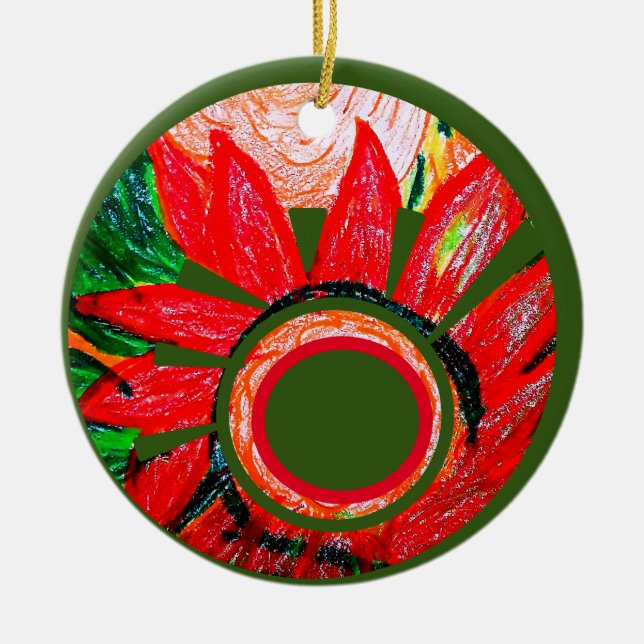 Aaron Keramik Ornament (Vorne)