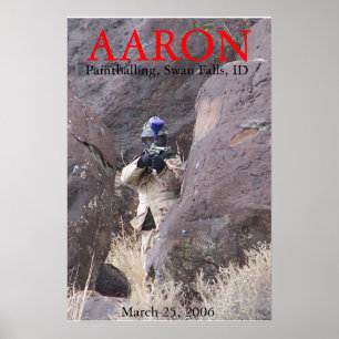 Aaron-Malerei Poster